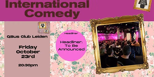International Stand Up Comedy @QBus Club Leiden — uitgaan in Leiderdorp
